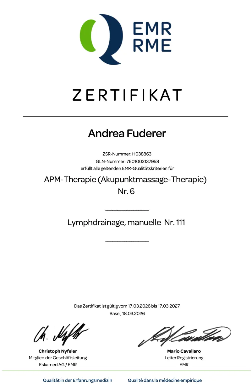 EMR Zertifikat